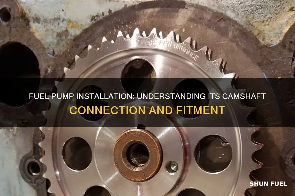 how does fuel pump fit on camshaft