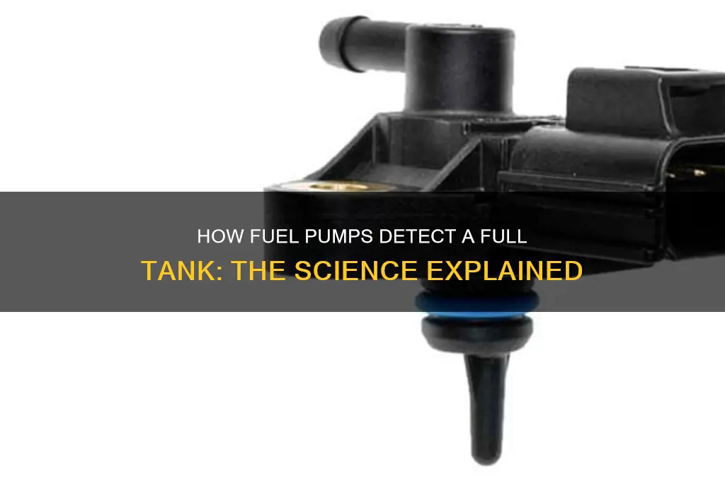 how does fuel pump know it
