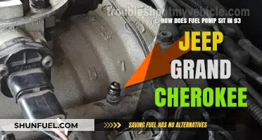 Understanding the Fuel Pump Placement in a 1993 Jeep Grand Cherokee