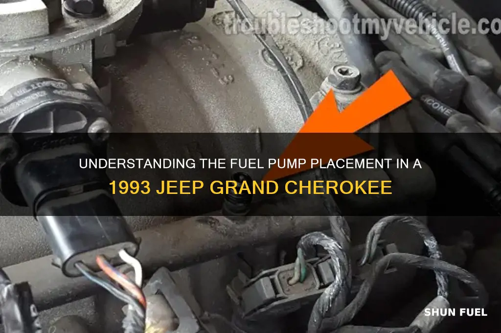 how does fuel pump sit in 93 jeep grand cherokee