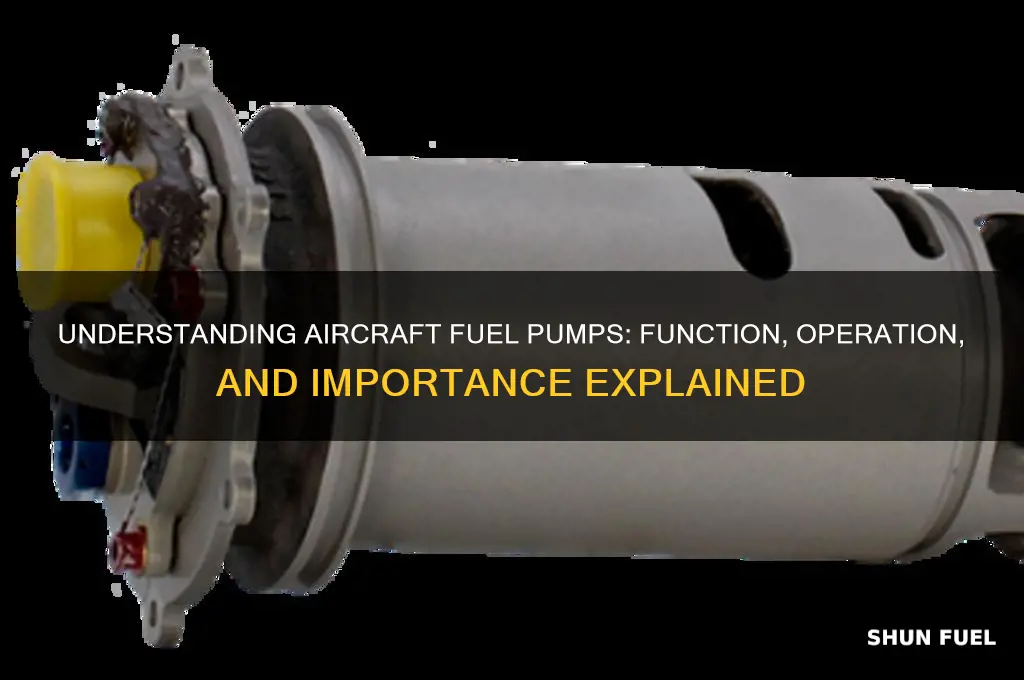 how does fuel pump work in aircraft