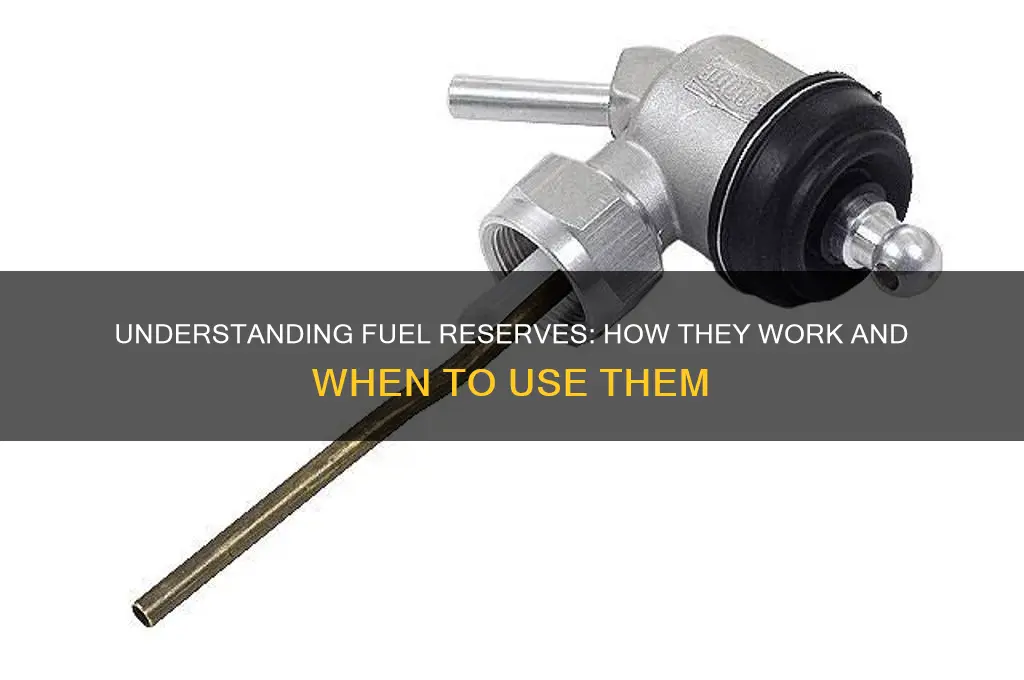 how does fuel reserve work