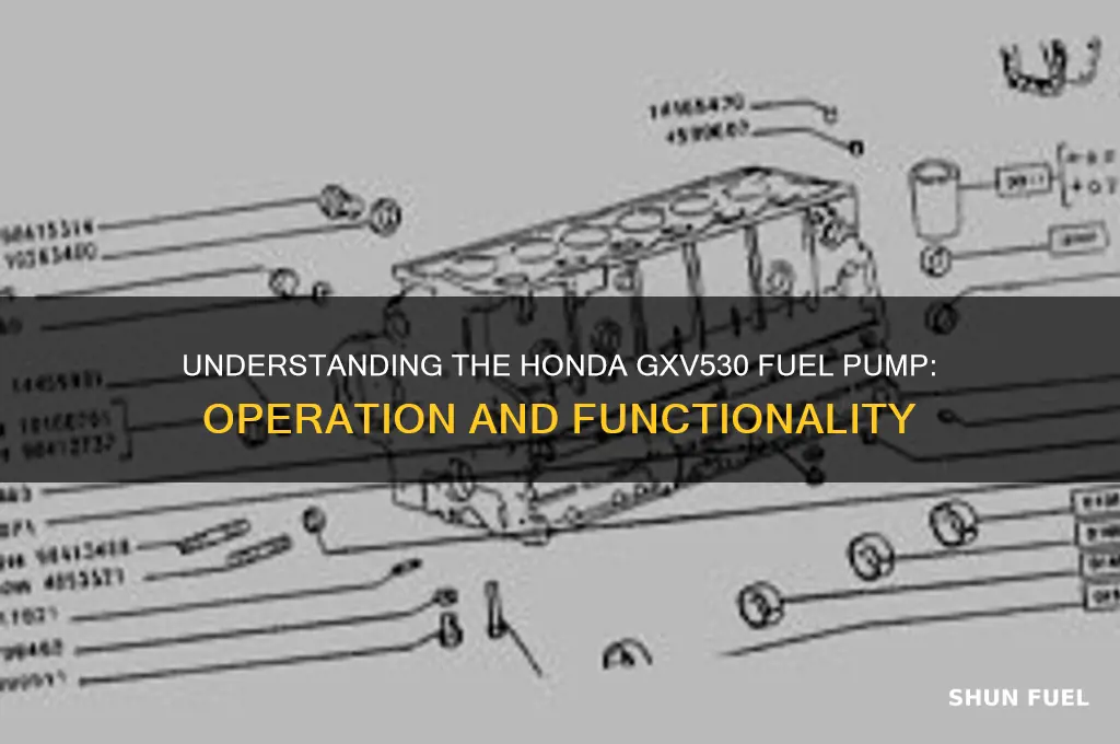 how does honda gxv530 fuel pump work