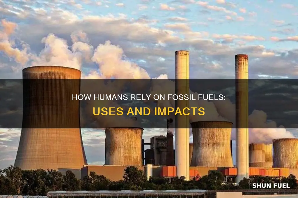 how does humans usefossil fuels