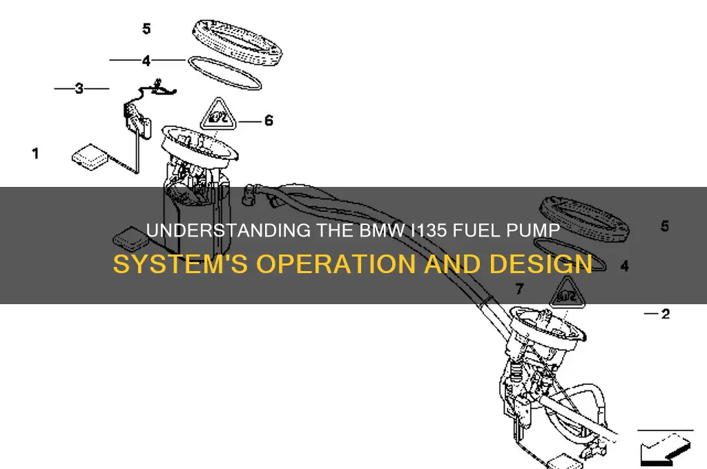 how does i135 bmw fuel pump system function