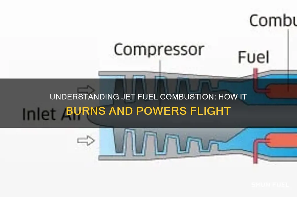 how does jet fuel burn