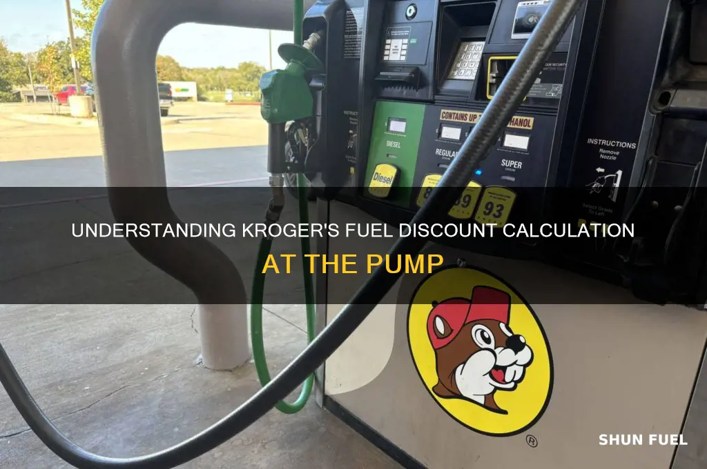 how does kroger decide my fuel discount at the pump