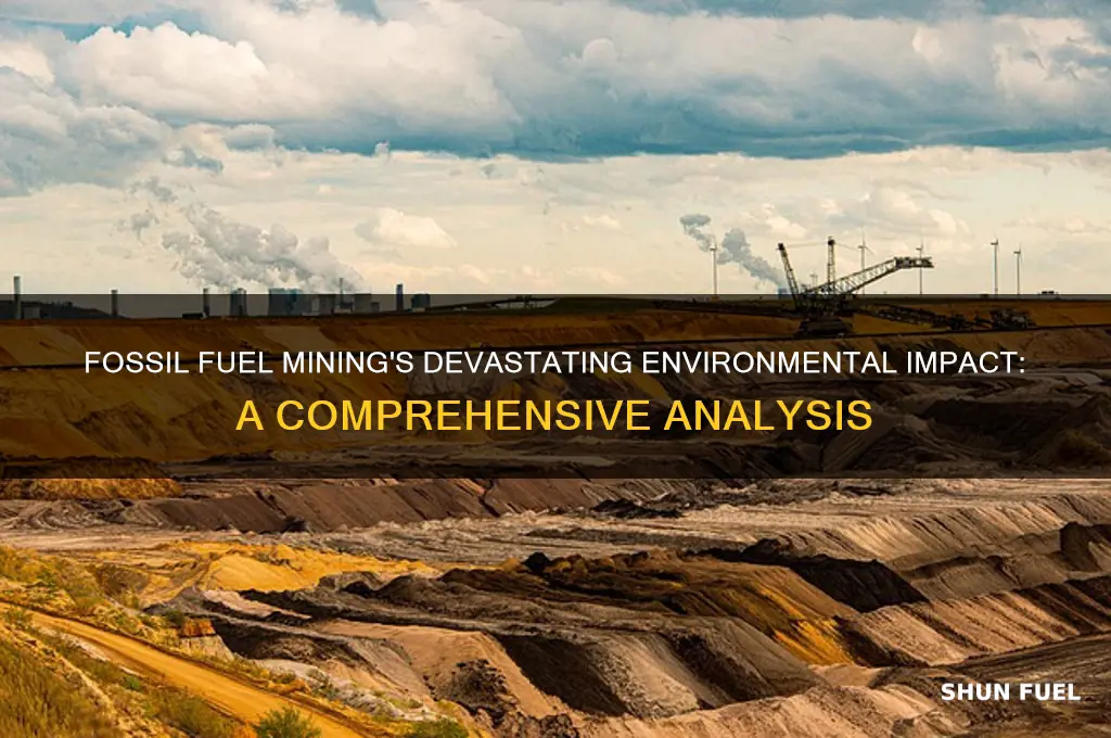 how does mining for fossil fuels affect the environment