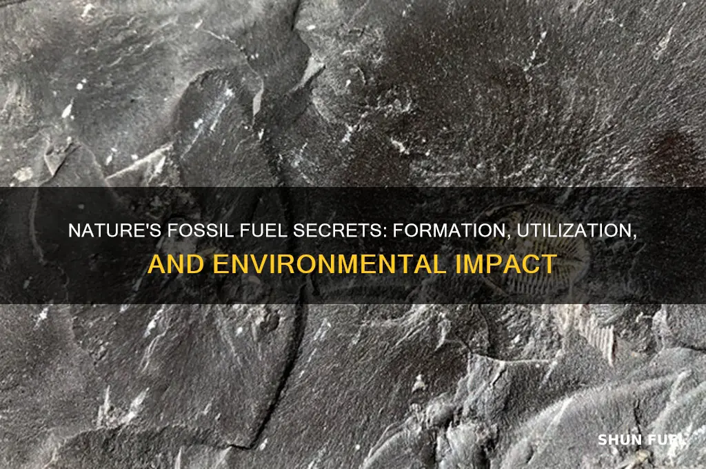 how does nature use fossil fuels