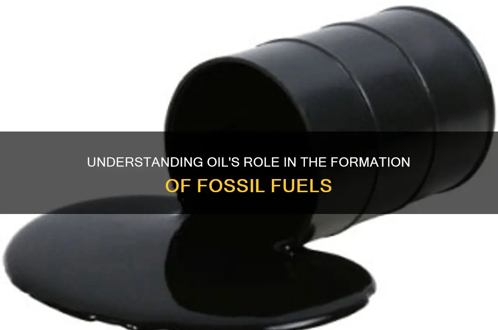 how does oil cause fossil fuels