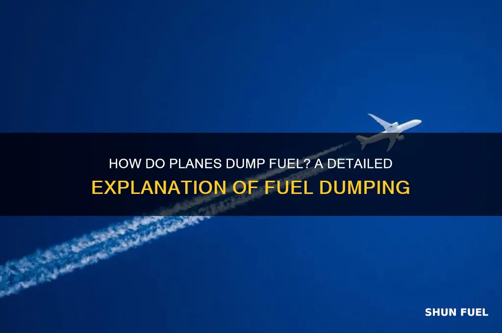 how does plane dump fuel