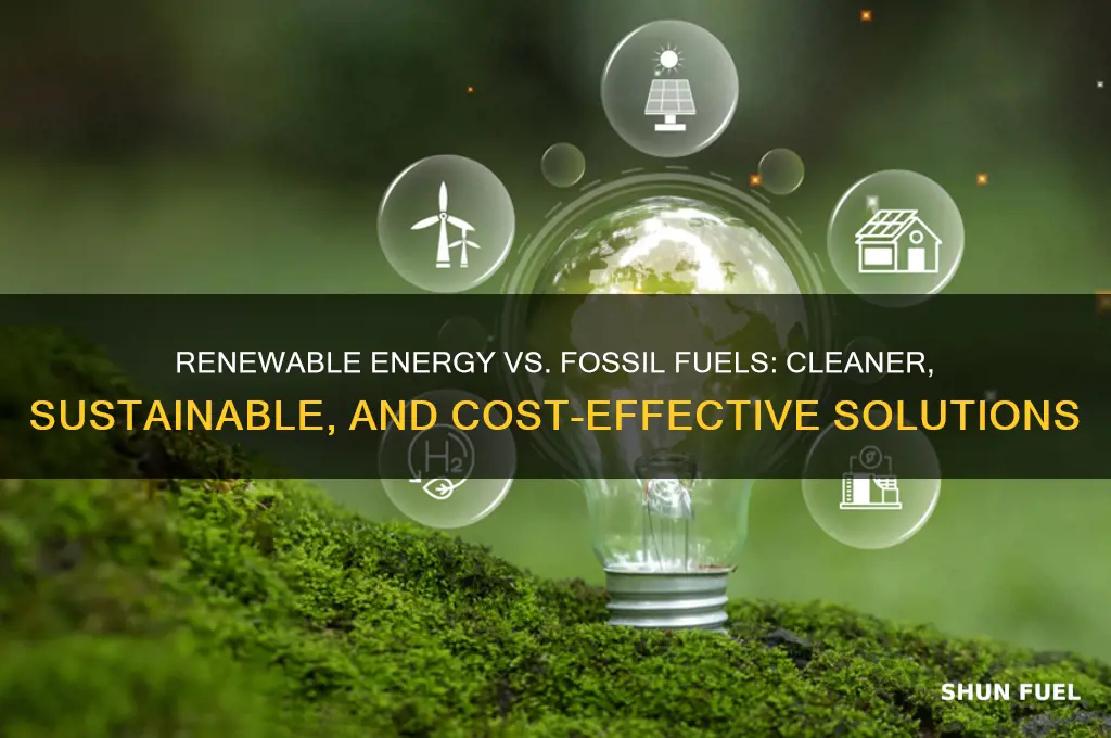 how does renewable energy better than burning fossil fuels
