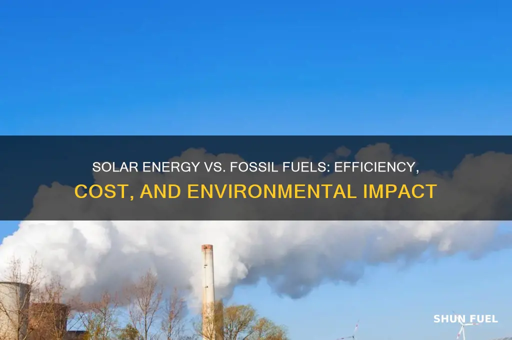 how does solar energy compared to fossil fuels