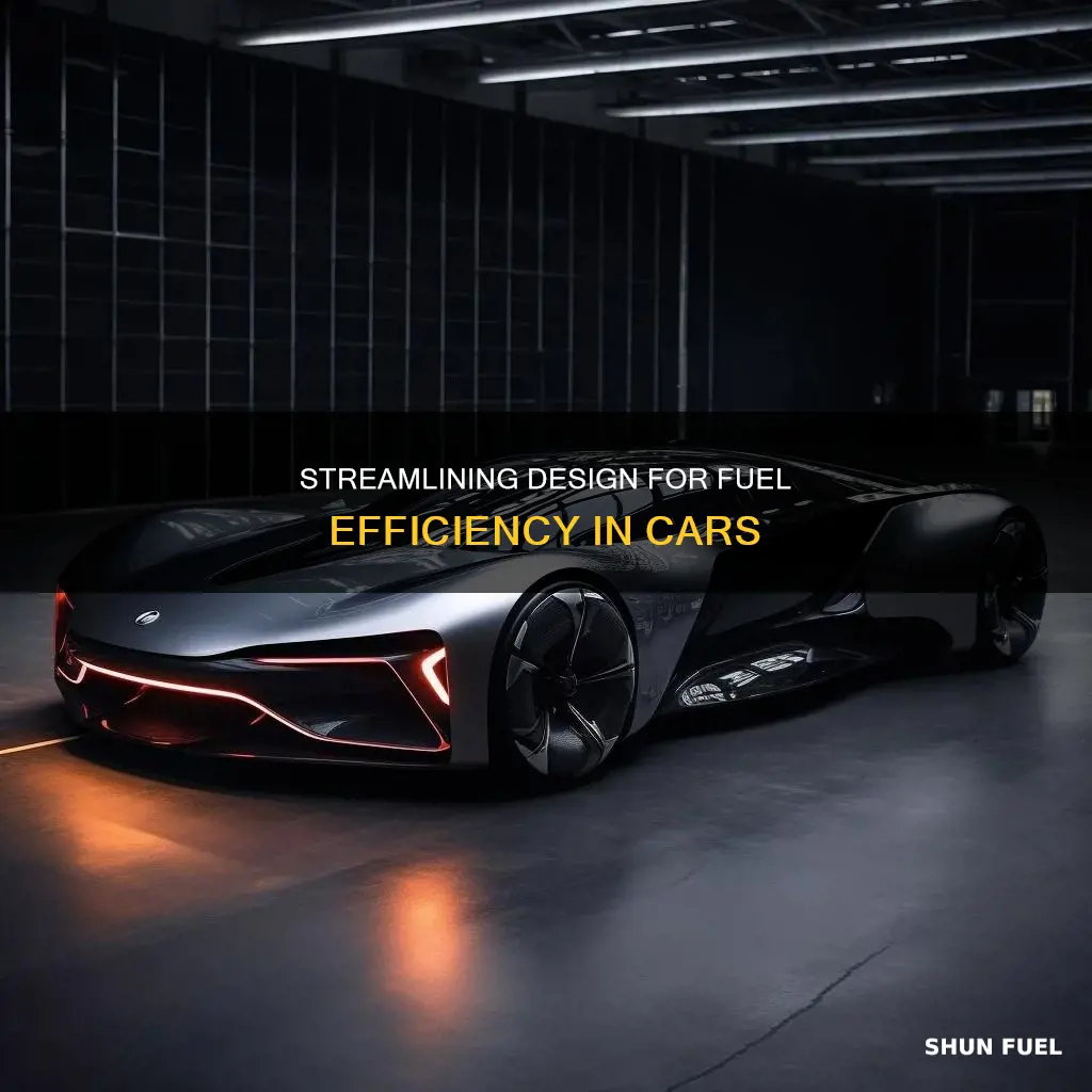 how does streamlining affect fuel efficiency in real cars