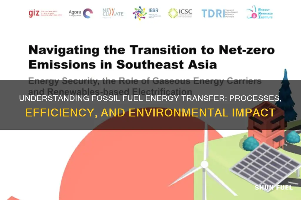how does the energy transfer in fossil fuels