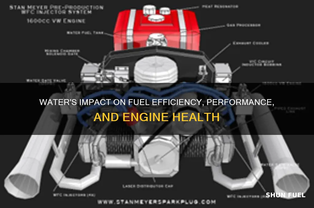 how does water affect fuel