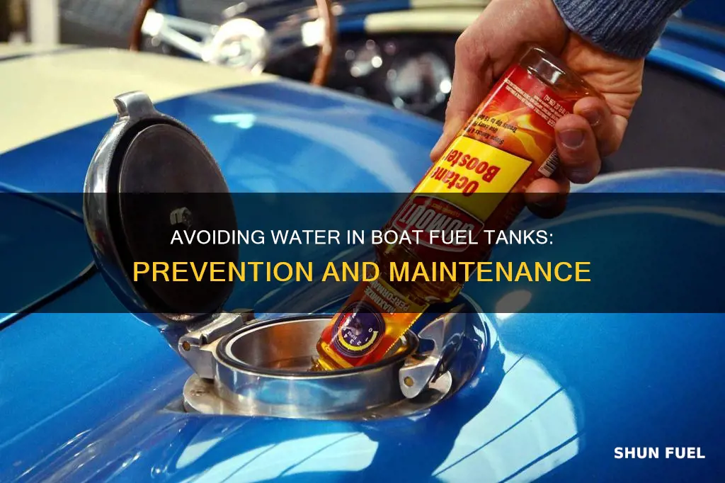 how does water get in boat fuel tank
