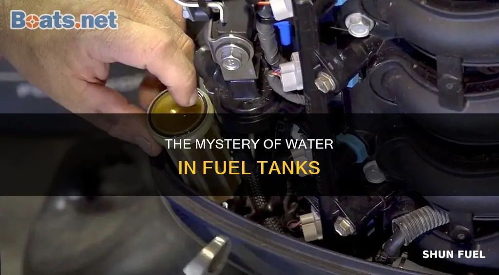 how does water get in the fuel tank