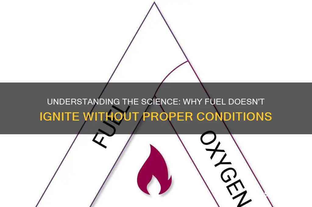 how dose fuel not burn