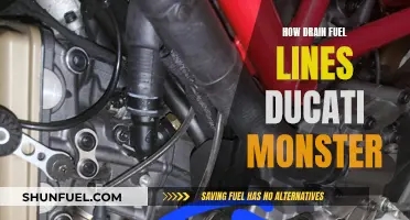 DUCATI MONSTER Fuel Line Maintenance: A Step-by-Step Guide