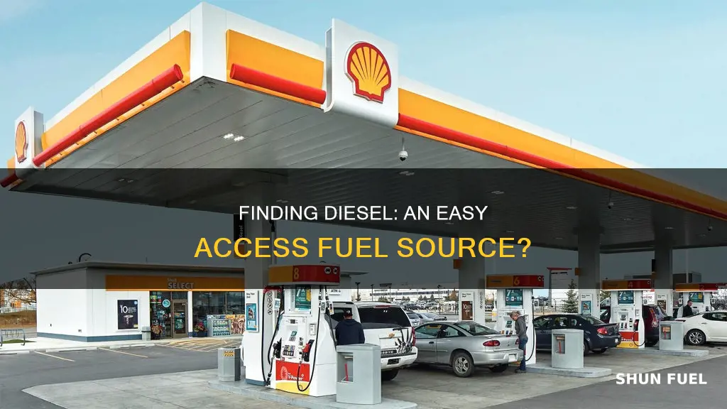 how easy is it to find diesel fuel