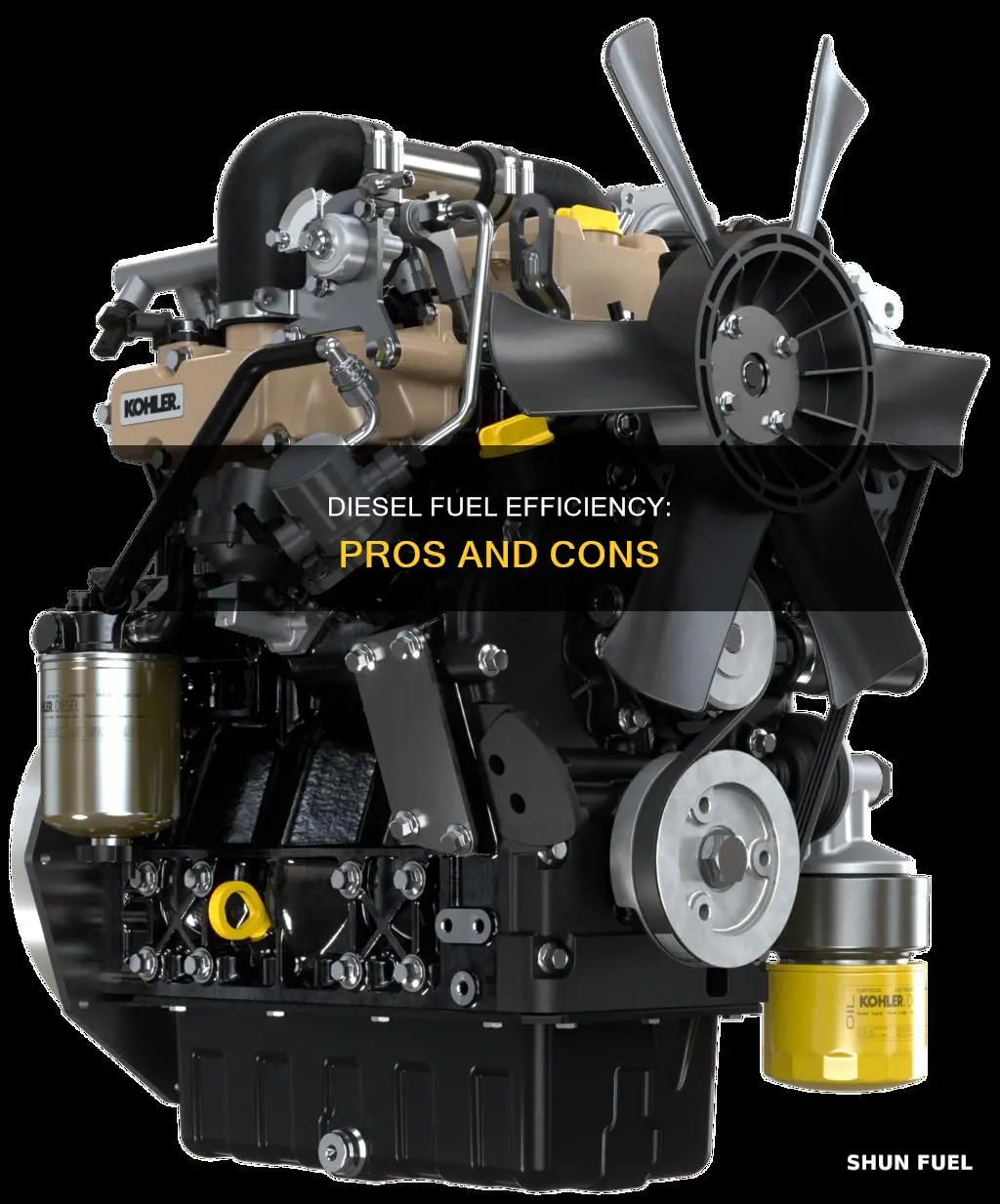 how efficient is diesel fuel