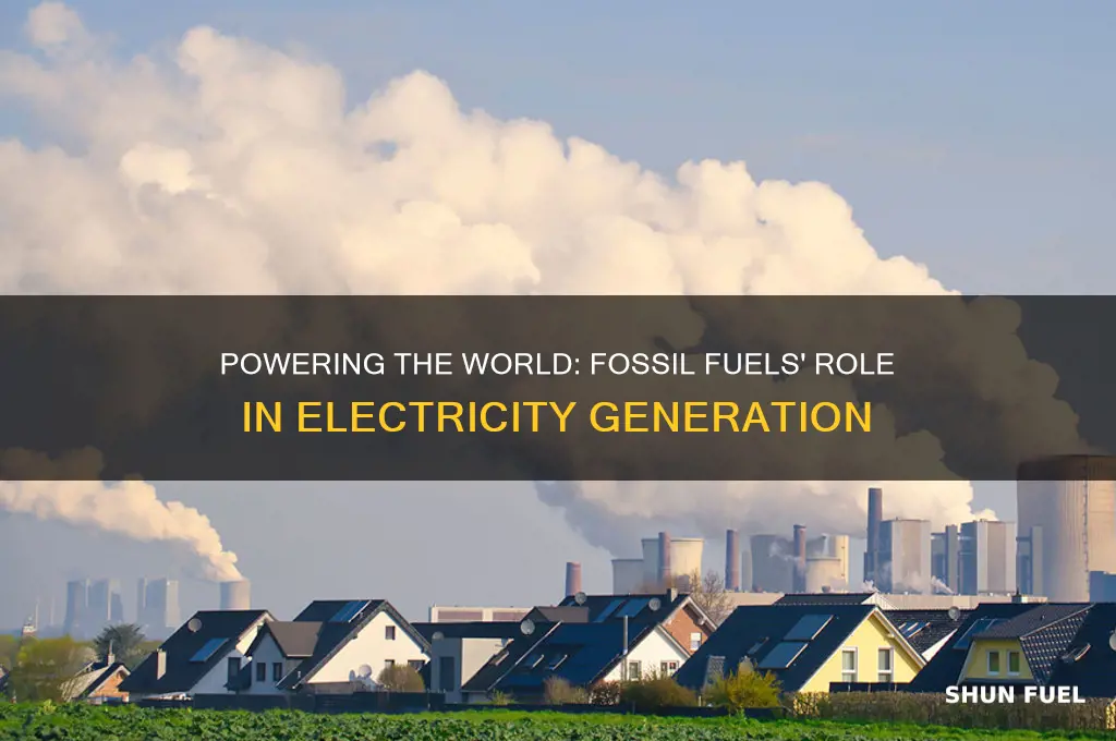 how electricity is generated using fossil fuels as a resource