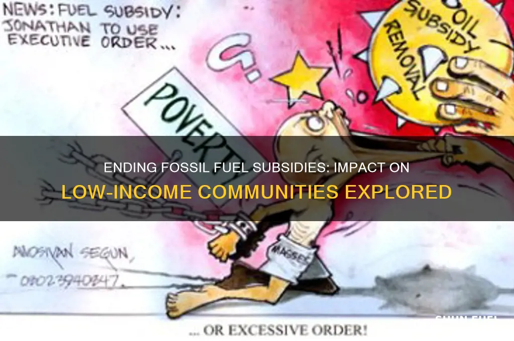 how eliminating fossil fuel subsidies would affect the poor