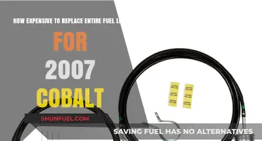 Cobalt Fuel Line Replacement: Cost Breakdown for 2007 Model