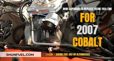 Fuel Line Replacement Cost for 2007 Cobalt: Expensive Fix?