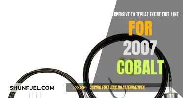 Cost of Replacing Fuel Lines for a 2007 Chevy Cobalt