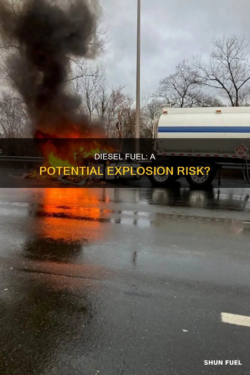how explosive is diesel fuel
