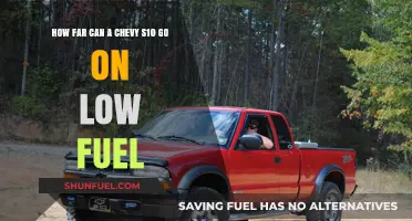 Chevy S10 Low Fuel Range: How Far Can It Go?