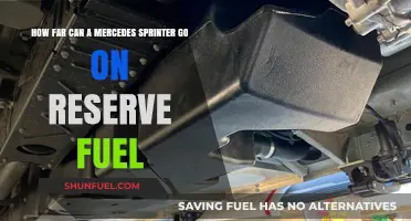 Mercedes Sprinter Reserve Fuel: How Far Can It Go?