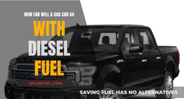 Diesel in a Gas Car: How Far Will It Go?