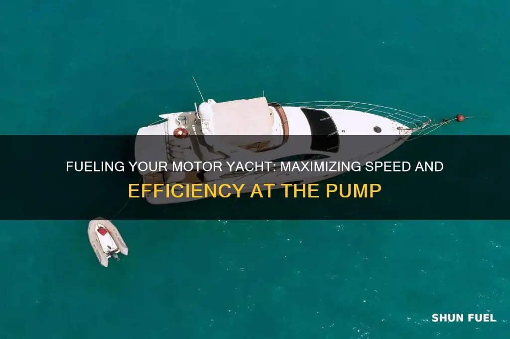 how fast can you fuel a motor yacht