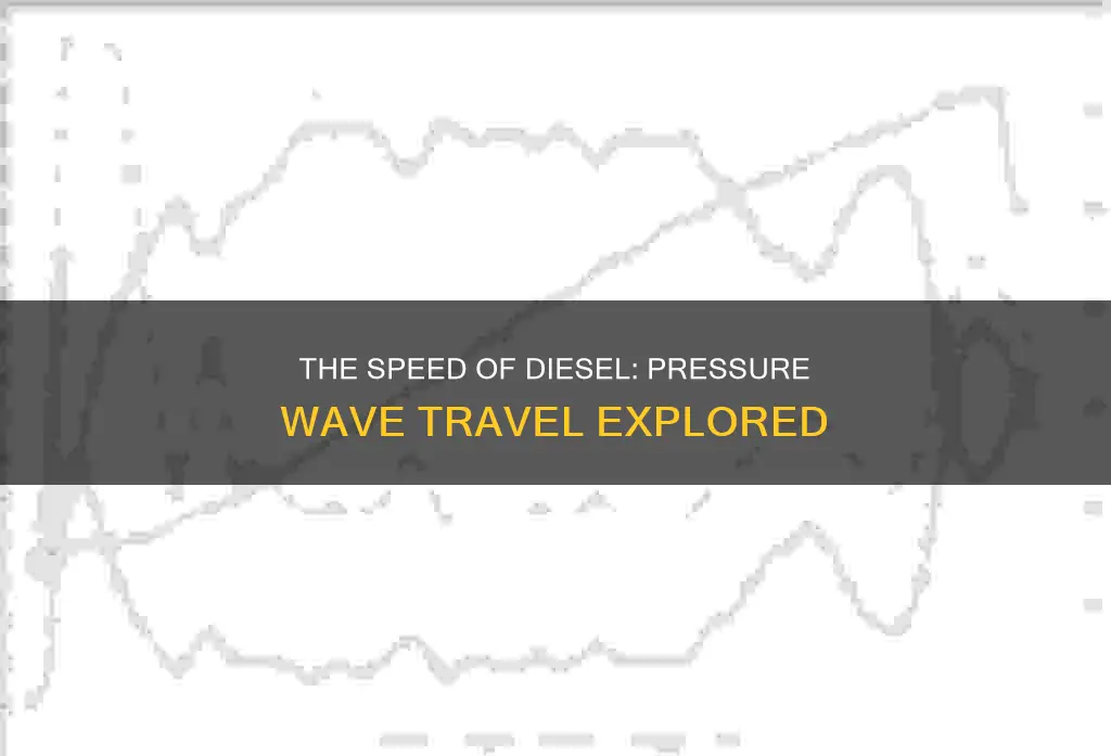 how fast does a pressure wave of diesel fuel travel