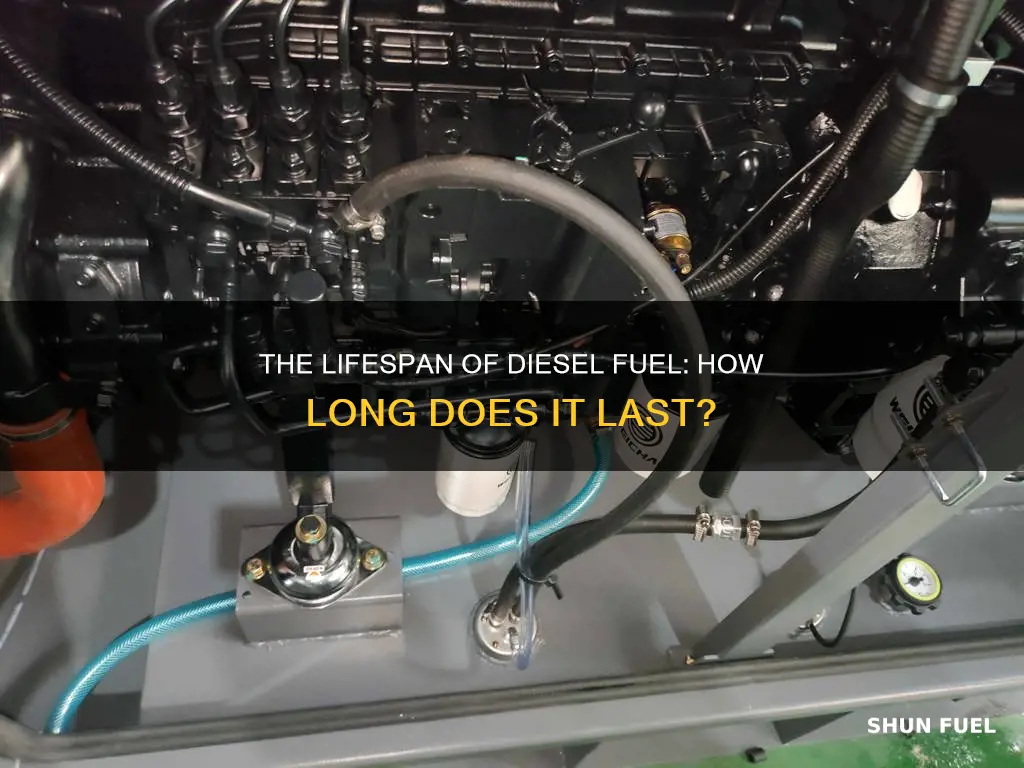how fast does diesel fuel last