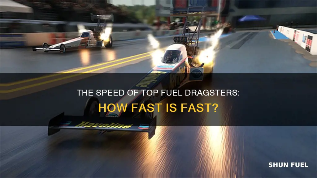 how fast is a top fuel drag car