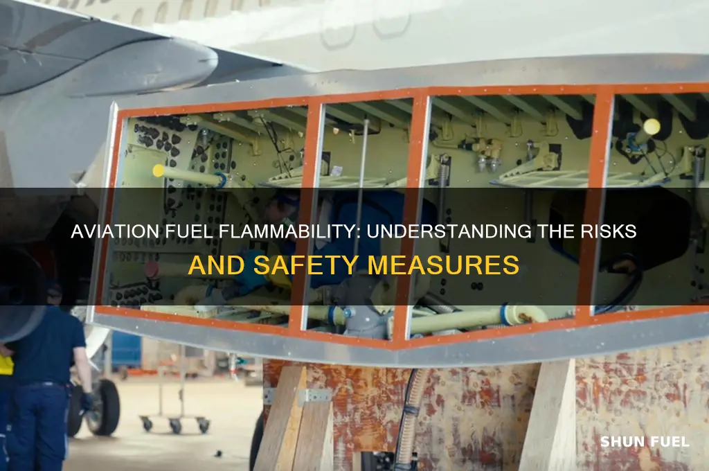 how flammable is aviation fuel