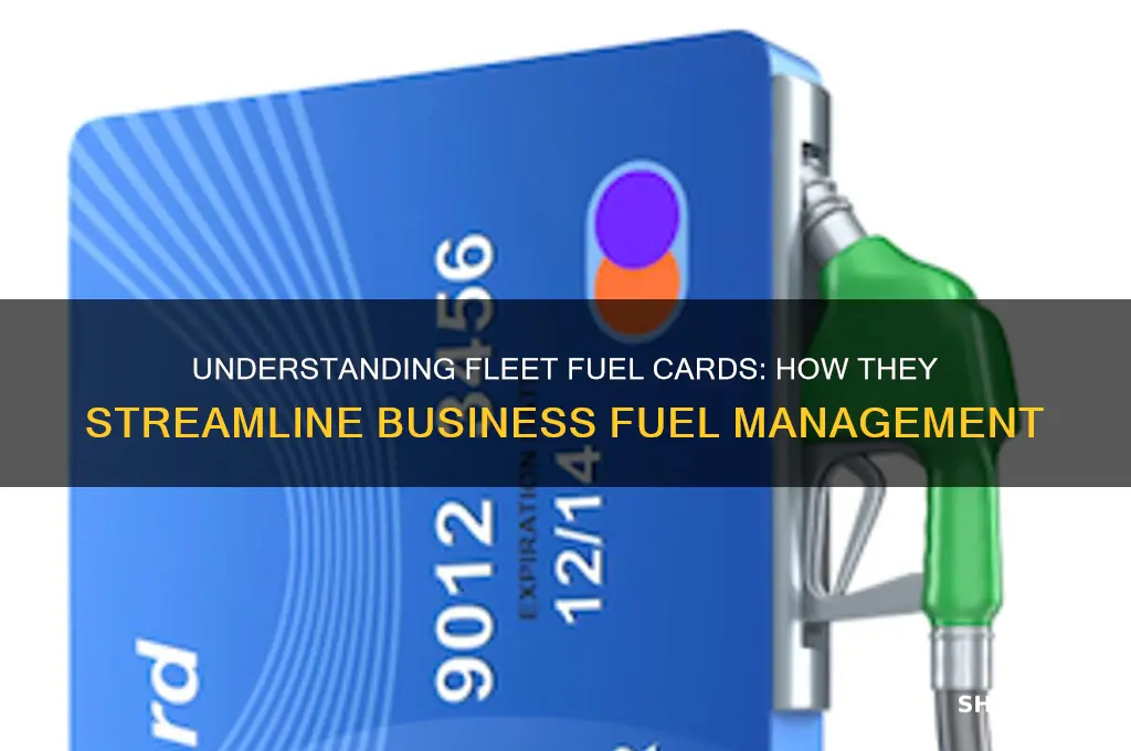 how fleet fuel cards work