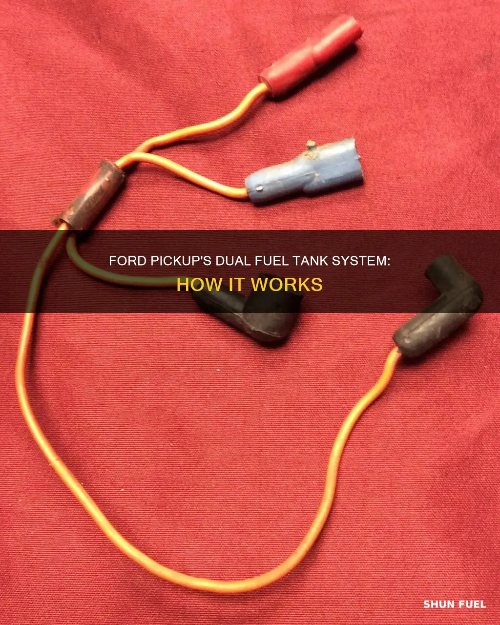 how ford pickup dual fuel tank system works
