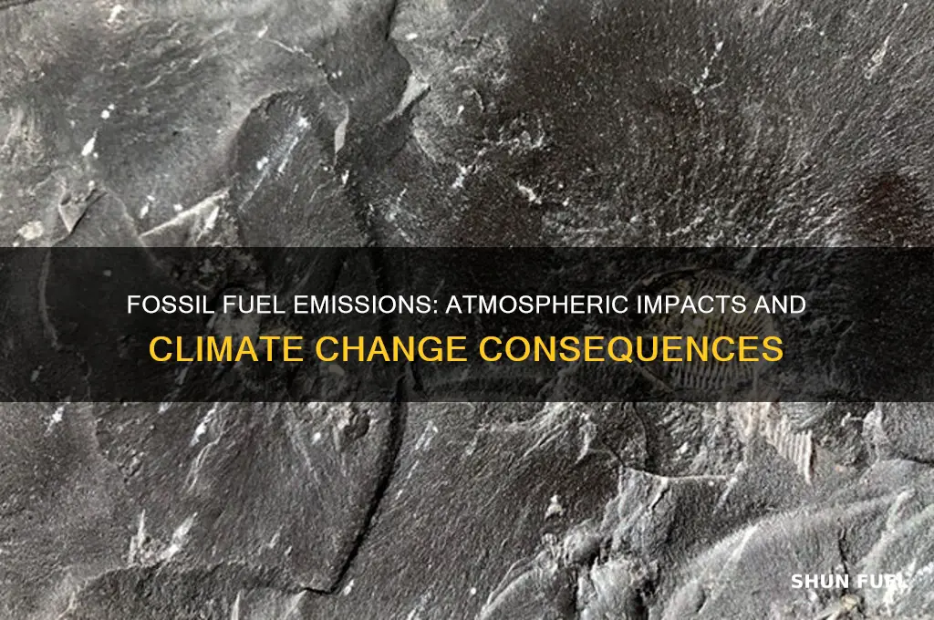 how fossil fuel usage affects the atmosphere