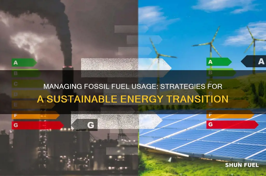 how fossil fuel usage is being managed
