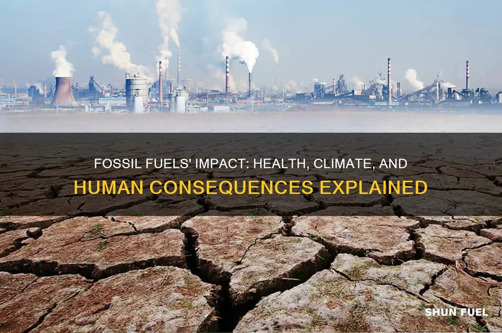 how fossil fuels affect humans