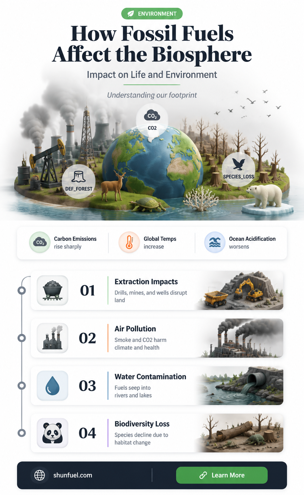 are fossil fuels found in the biosphere
