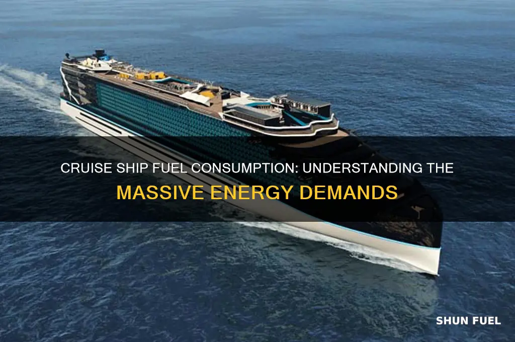 how fuel does a cruise ship use