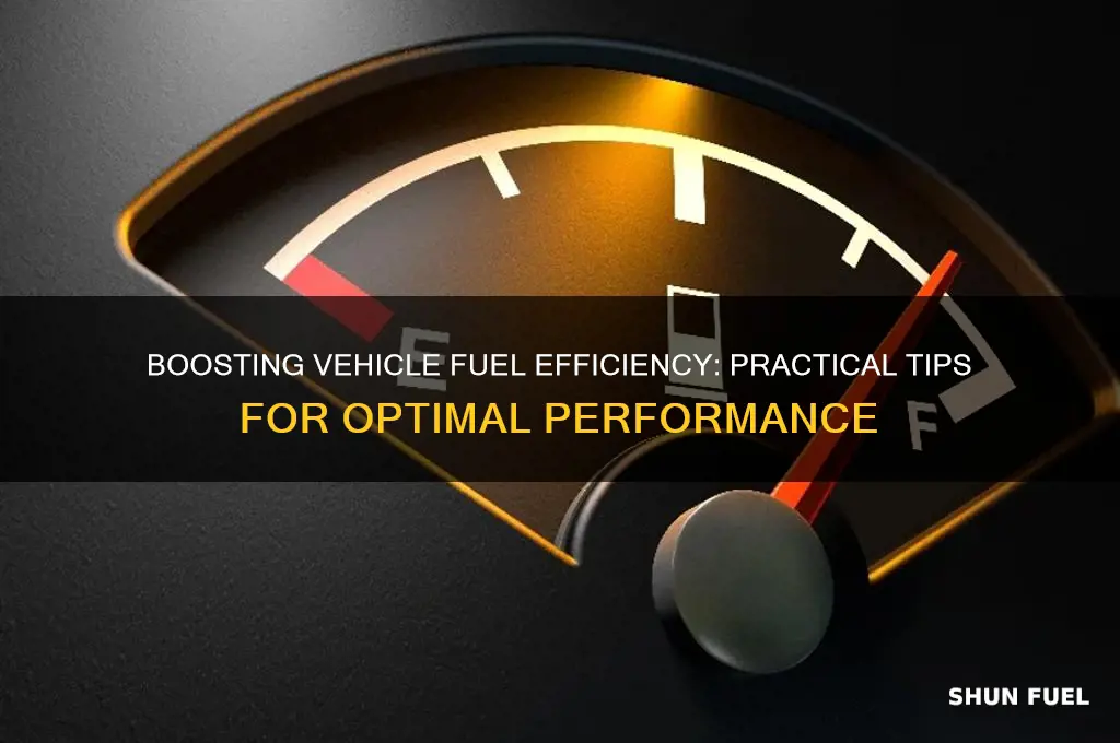 how fuel efficiency of vehicles can be increased