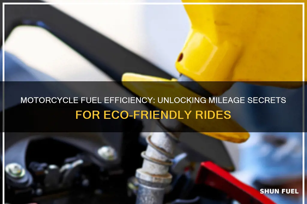 how fuel efficient are motorcycles