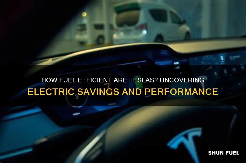 how fuel efficient are teslas